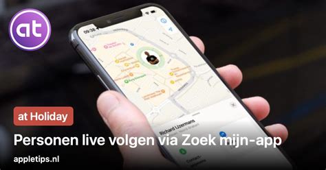 Personen live volgen via Zoek mijn